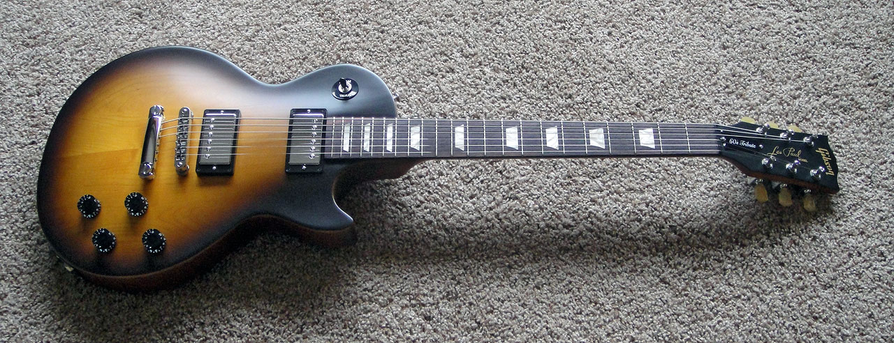 NGD: 2012 Gibson Les Paul 60s Tribute Min-ETune Vintage Sunburst 